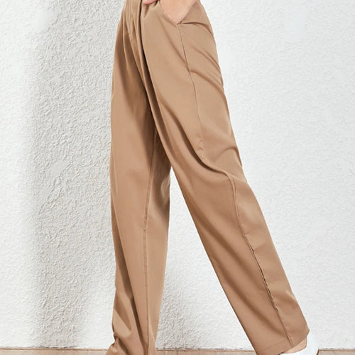 Load image into Gallery viewer, Korean Loose Straight Pants For Women High Waist Solid Minimalsit Trousers Female Autumn Fashion Clothing
