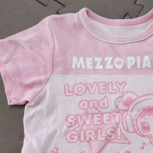 Load image into Gallery viewer, Japanese Kawaii Cartoon Print Tshirts 2025 Summer Women Y2k Aesthetic Grunge Patchwork Tees Harajuku Casual Loose Fairy T-shirt
