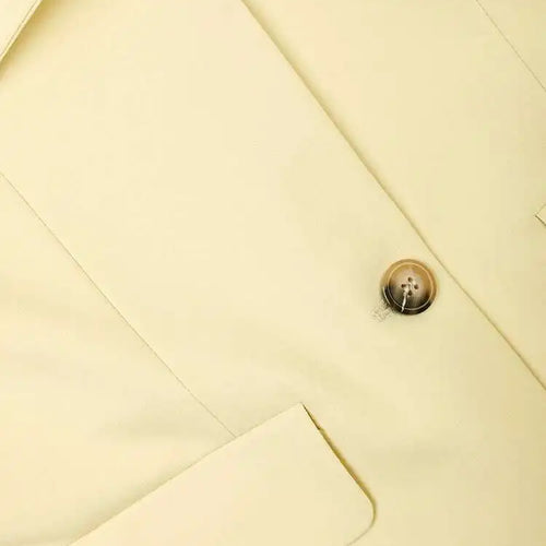 Load image into Gallery viewer, Women Yellow Single Breasted Elegant Blazer New Slash Neck Long Sleeve Jacket Fashion Tide Spring Autumn 2025 CPDB021
