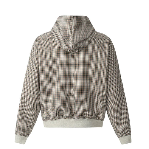 Load image into Gallery viewer, Men's Sweatshirts New Korean Style Doublesided Plaid Cardigan Hooded Trendy Zipper Design Male Causal Clothing 9W1890
