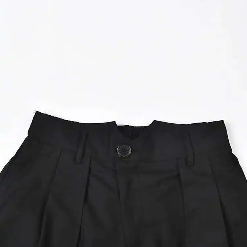 Load image into Gallery viewer, High Waist Black Pleated Double Layers Wide Leg Pants New Loose Fit Trousers Women Fashion Tide Spring Autumn 2025 1DF8559
