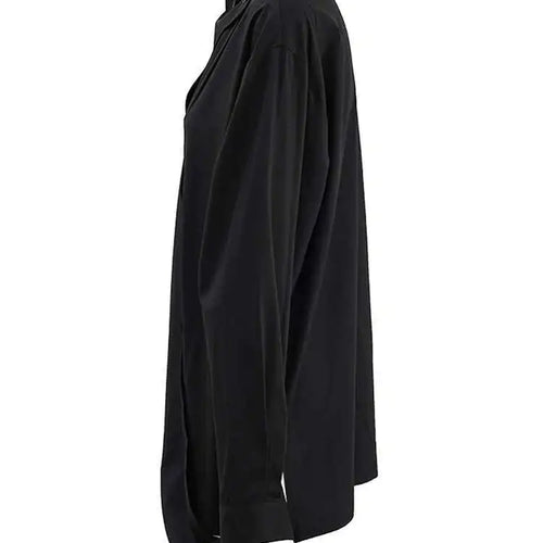 Load image into Gallery viewer, Women Black Irregular Spliced Big Size Blouse New Stand Collar Long Sleeve Shirt Fashion Tide Spring Autumn 2025 CPG1573
