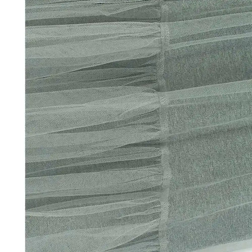 Load image into Gallery viewer, Women Black Mesh Ruffles Spliced Big Size Midi Dress New Round Neck Long Sleeve Fashion Tide Spring Autumn 2025 1DH7180
