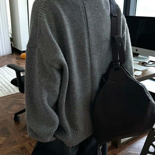 Load image into Gallery viewer, 50% Wool Thick Big Size Knitting Sweater V-Neck Long Sleeve Women Pullovers New Fashion Tide Spring Autumn 2025 1DH7319
