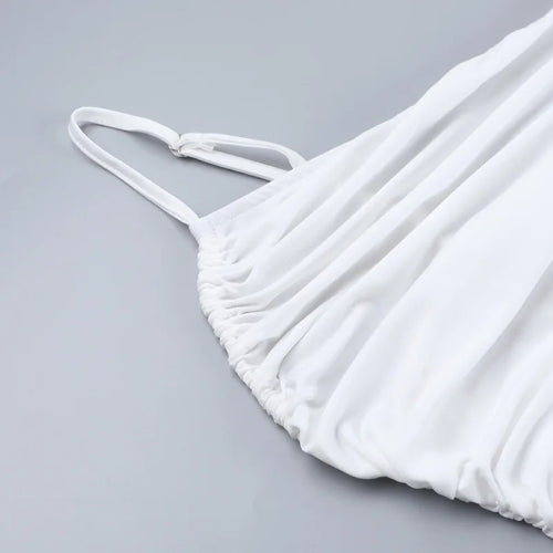 Load image into Gallery viewer, Sleeveless High Split Maxi Dress For Women Fashion Single Shoulder Strap Off-shoulder Backless Bodycon Sexy Long Dress
