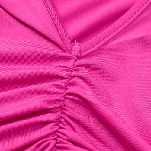 Load image into Gallery viewer, Deep V Neck Ruched Maxi Dress Women Gown Autumn New Long Sleeve Backless Bodycon Sexy Party Evening Dress Vestidos
