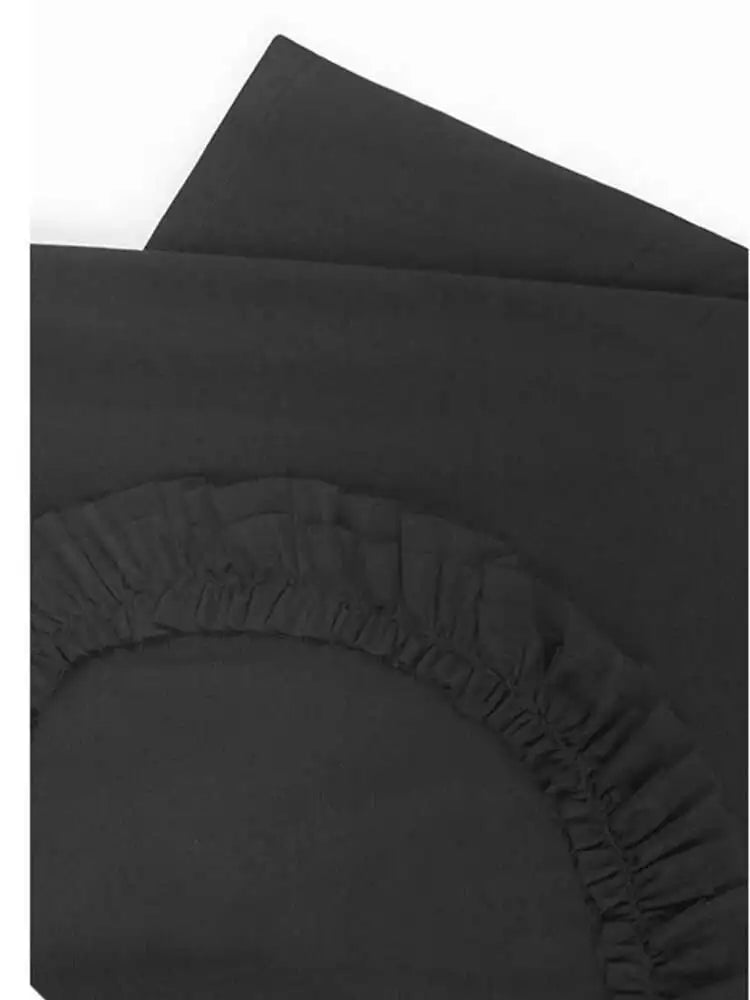 Women Gray Mesh Ruffles Big Size Mini T-shirt Dress New Round Neck Short Sleeve Fashion Tide Spring Summer 2025 1DH9812