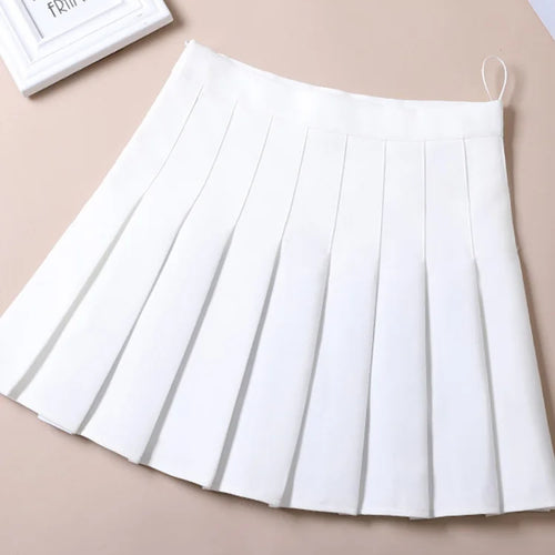 Load image into Gallery viewer, Brown Skirt Ladies 2025 Summer Clothes Women&#39;s High Waist Harajuku Korean Style Black Mini Pleated Skirt For School Girl Uniform
