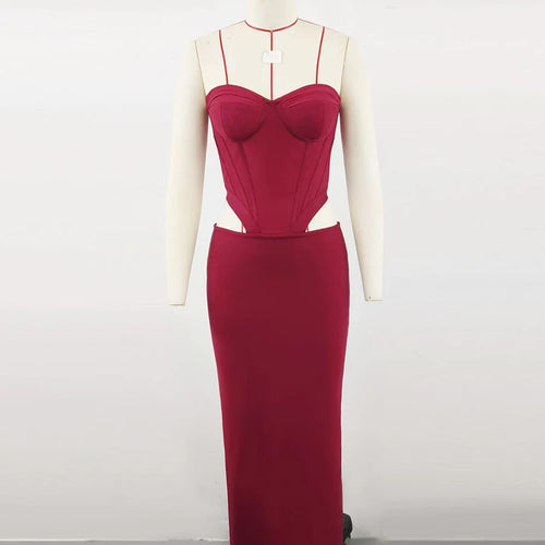 Load image into Gallery viewer, Solid Slimming Hollow Out Sexy Dresses for Women Trapless Sleveless Tunic Temperament Dress Female Fashion Clothing
