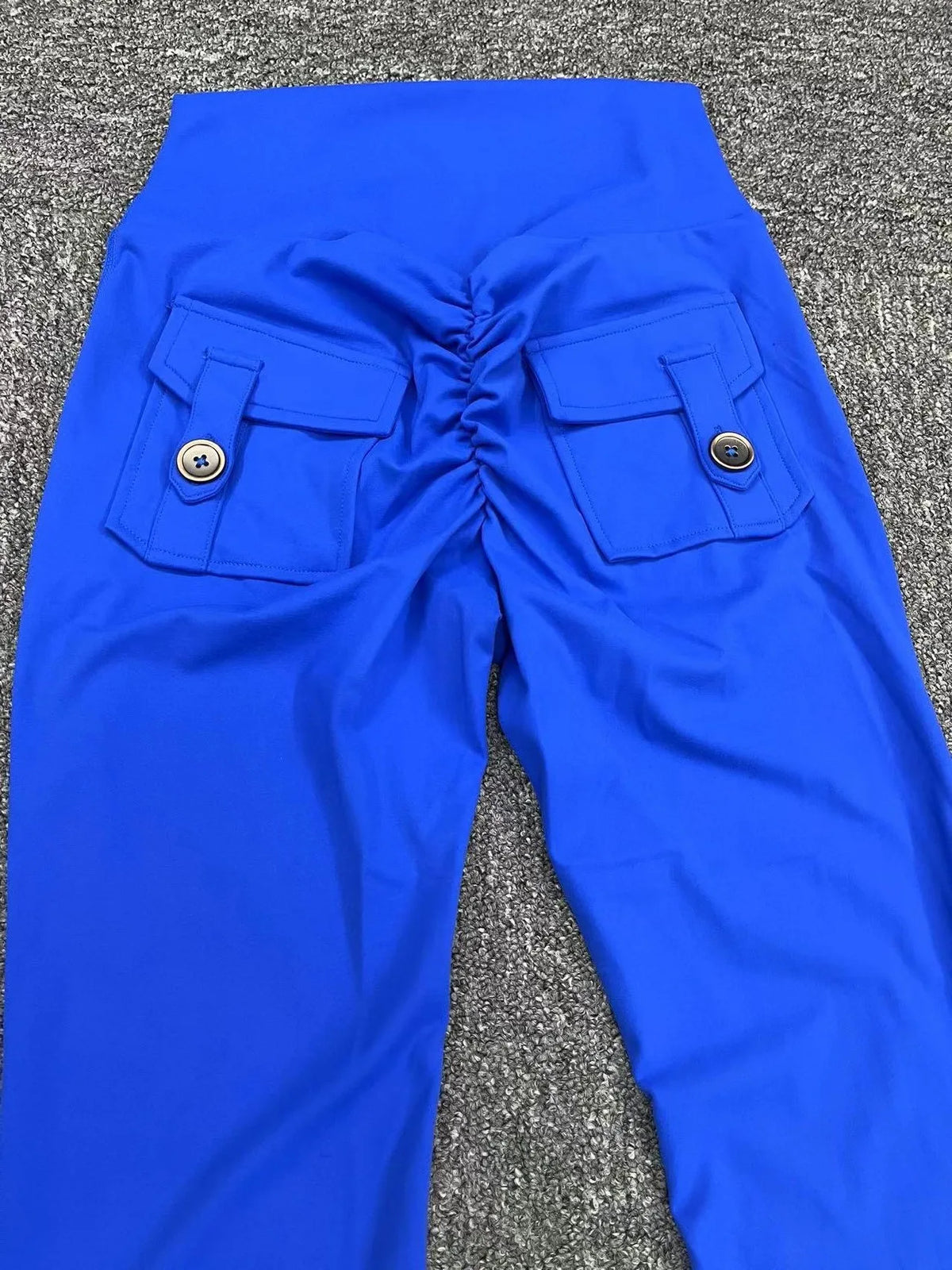 Women Flare Leggings High Waist Wide Elastic Leg Yoga Pants Sport Fitness Pocket Training Running Gym Quick Dry Workout Trousers