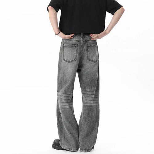 Load image into Gallery viewer, Men&#39;s Jeans New Summer American Style Tie Flower Cat Beard Stylish Straight Leg Denim Pants Male Casual Trousers 9W1809
