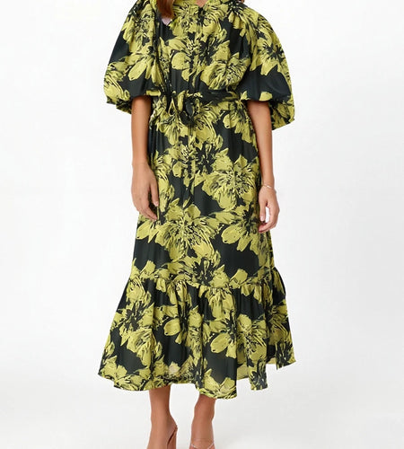 Hit Color Loose Printing Fashion Long Dresses for Women Round Neck Half Sleeves Patchwork Lace Uo Dress Female New