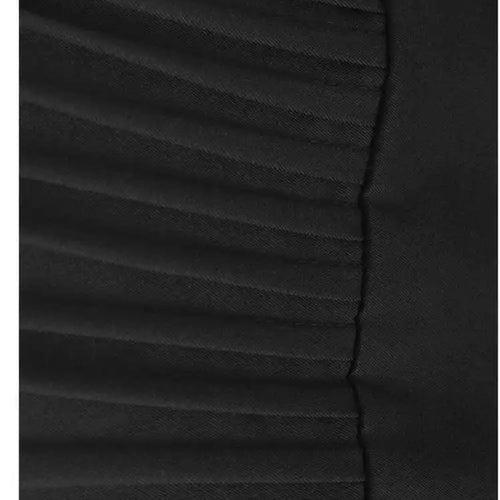 Load image into Gallery viewer, Women Black Pleated Hem Elegant Big Size Midi Vest Dress New V-Neck Sleeveless Fashion Tide Spring Autumn 2025 1DH9964
