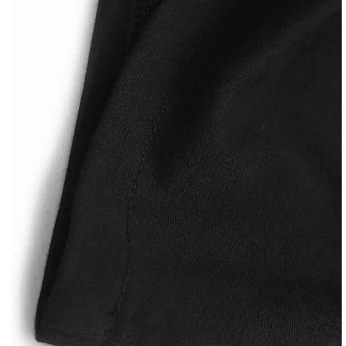 Load image into Gallery viewer, Women Black Irregular Pleated Big Size Casual T-shirt New Round Neck Shhort  Sleeve Fashion Spring Summer 2025 1DH5712
