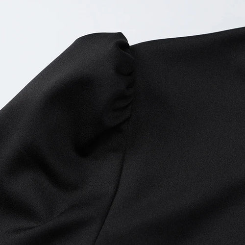 Load image into Gallery viewer, Patchwork Long Sleeve Maxi Dress For Women Autumn Winter New O Neck Color Contrast Lace-up Elegant Long Dress Fashion
