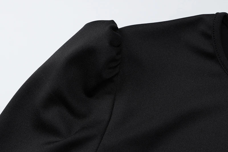 Patchwork Long Sleeve Maxi Dress For Women Autumn Winter New O Neck Color Contrast Lace-up Elegant Long Dress Fashion