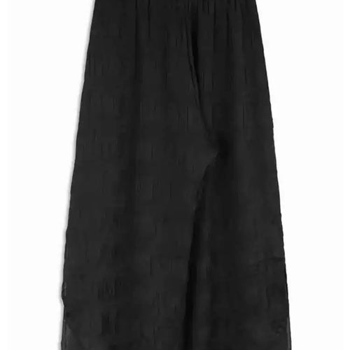 Load image into Gallery viewer, High Elastic Waist Black Pleated Long Wide Leg Casual Pants New Trousers Women Fashion Tide Spring Autumn 2025 1DH7021
