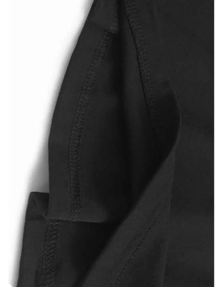 Women Black Ruffles Spliced Big Size Elegant Dress New Round Neck Long Sleeve Fashion Tide Spring Autumn 2025  1DH9813