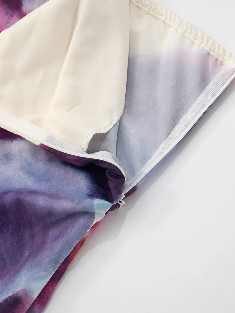 Floral Print Strapless Sexy Maxi Dress For Women Gown Off-shoulder Backless Sleeveless Elegant Long Dress Fashion