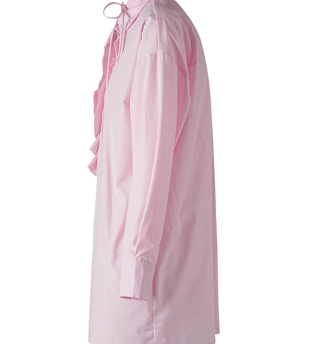 Women Three-dimensional Flower Big Size Elegant Blouse New Lapel Long Sleeve Shirt Fashion Tide Spring Autumn 2025 GZ560