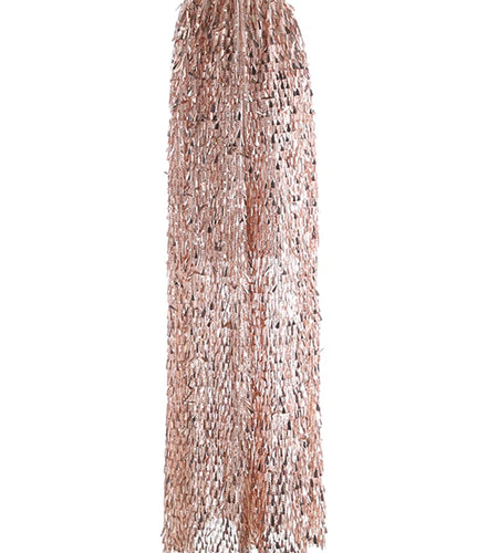 High Elastic Waist Khaki Sequins Shining Elegant Long Party Half-body Skirt Women Fashion New Spring Autumn 2025  1DJ1076