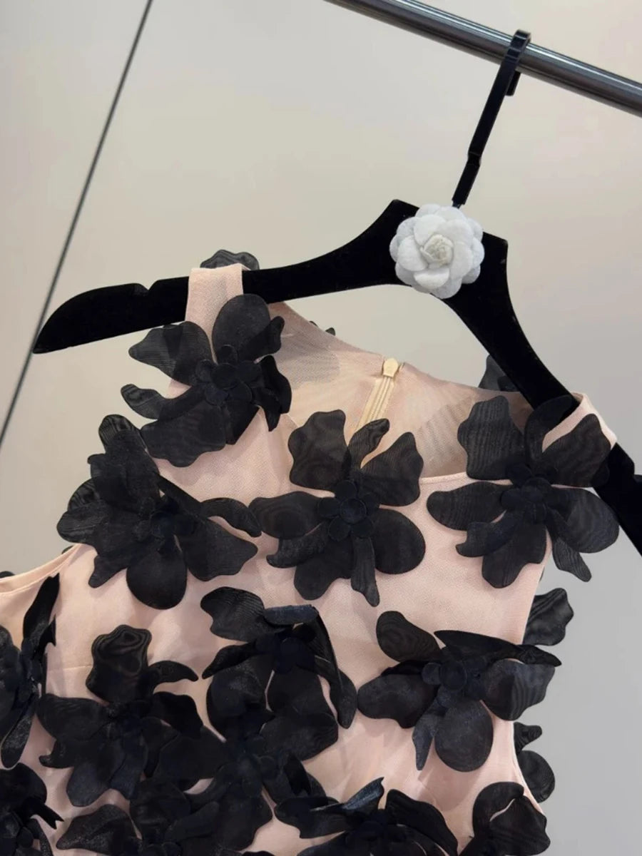 Hit Color Spliced Appliques Slimming Vests For Women O Neck Sleeveless Tunic Temperament Vest Female Fashion New