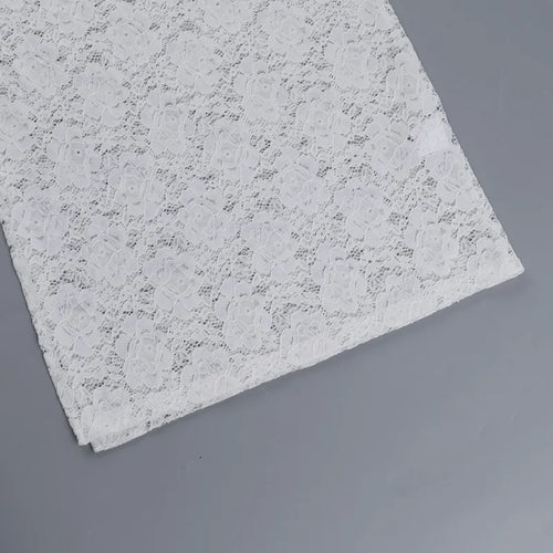 Load image into Gallery viewer, Lace Off-shoulder Sexy Maxi Dress For Women White Strapless Long Sleeve Backless Bodycon Club Party Sexy Long Dress
