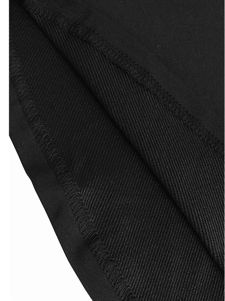 High Elastic Waist Gray Denim Color-block A-line Half-body Skirt Women Fashion Tide New Spring Autumn 2025 1DJ0889