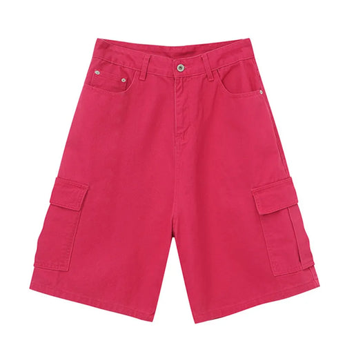 Load image into Gallery viewer, Summer New Trendy Men&#39;s Denim Shorts Retro Washed Wide Leg Short Jeans Straight Solid Color Male Casual Bottoms 9C6402
