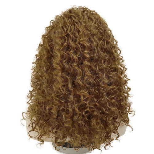 Load image into Gallery viewer, Synthetic Ginger Color Wig Long Curly Wigs for Women Soft Thick Wig Deep Wave Afro Wig Female Hair Wig Costume Party
