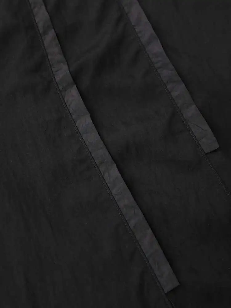 High Elastic Waist Black Mesh Perspective Wide Leg Pants New Trousers Women Fashion Tide Spring Autumn 2025 1DH5345