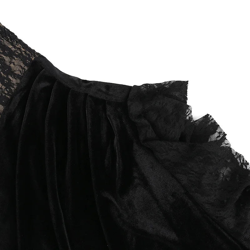 Elegant Lace Strapless Maxi Dress For Women Fashion Black Sleeveless Backless Bodycon Club Party Sexy Long Dress