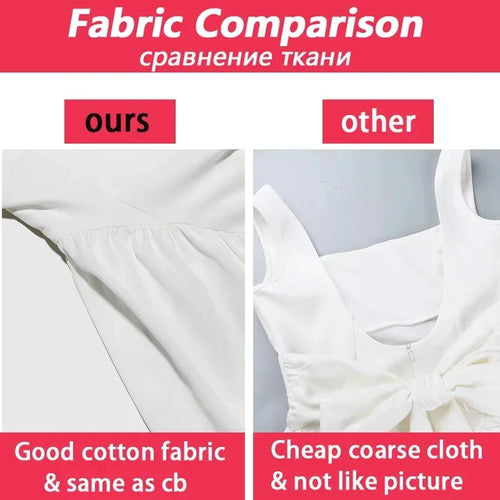 Load image into Gallery viewer, Summer Sexy Square Collar Backless Party Dresses Mini White Drape A Line Night Date Dress Big Bow Women New In Dress
