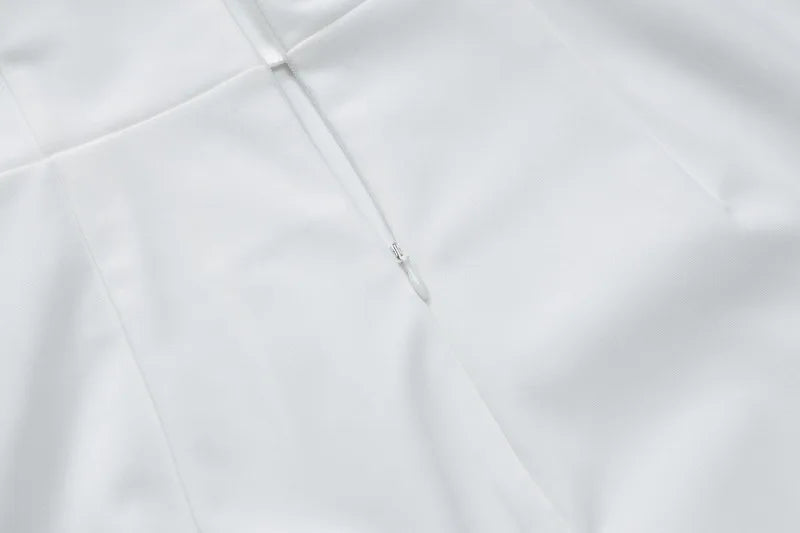 Halter Square Collar Backless Mini Dress For Women Fashion Solid Sleeveless A-line Loose Club Party Sexy Dress Elegant