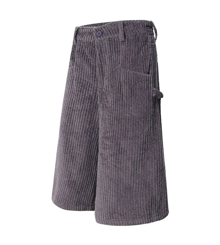 Men's Shorts New American Style Striped Design Simple Solid Color Mulit Pockets Casual Male Summer Bottoms 2025 9W1891