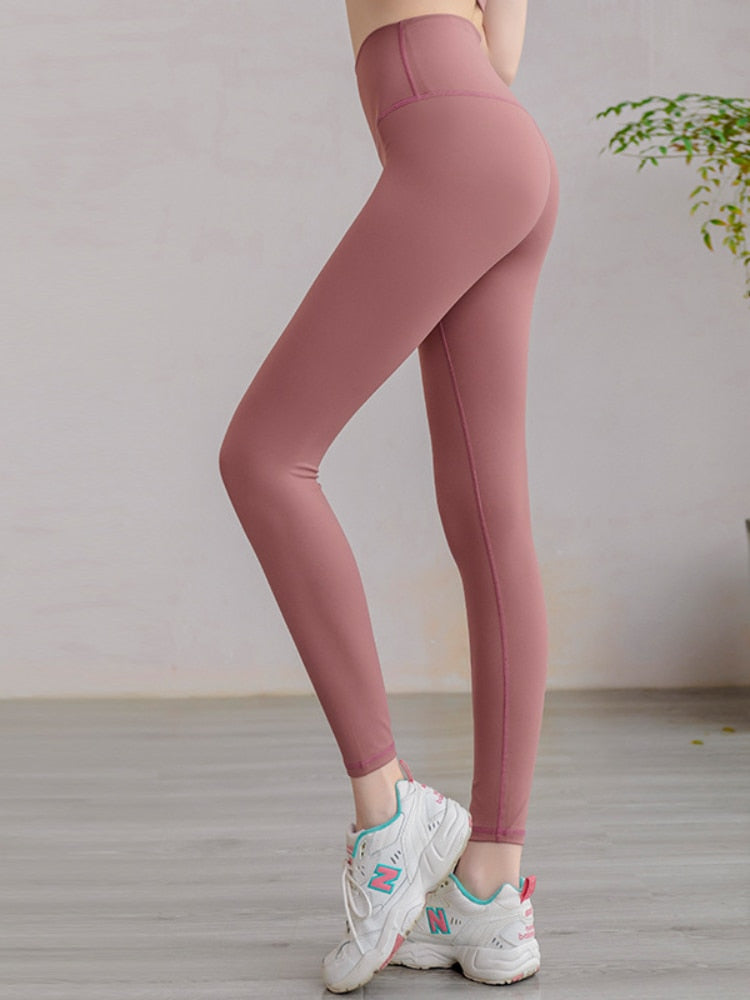 Leggings de yoga elásticos de moda para mujer Fitness Running Gym  Pantalones Active Pants Pompotops ulkah943956