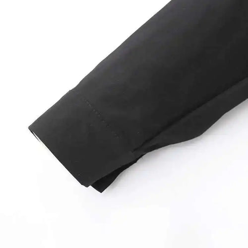 Load image into Gallery viewer, Women Black Back Sequins Big Size Casual Blouse New Lapel Long Sleeve Shirt Fashion Tide Spring Autumn 2025 CPG1444
