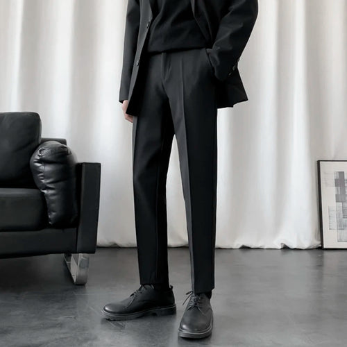 Load image into Gallery viewer, Business Casual New Men&#39;s Suit Pants Drape Pencil Bottom Straight Leg Male Trousers Korean Style Autumn Simple 2024 9C6809
