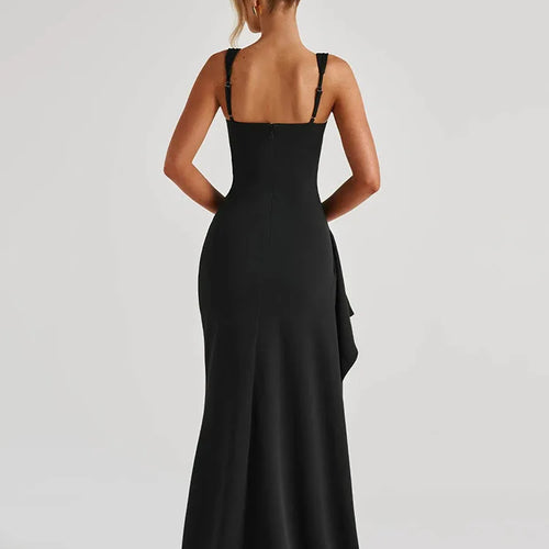 Load image into Gallery viewer, Elegant Sleeveless Bodycon Split Party Club Evening Dress Women Sexy Bareback Slimming Vestido Spring New Female 2025
