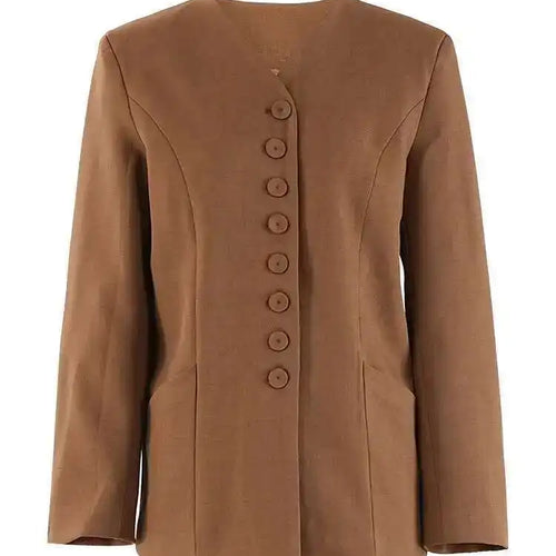 Load image into Gallery viewer, Big Size Blazer Pleated Wide Leg Pants Two Piece Suit New V-Neck Long Sleeve Women Fashion Tide Spring Autumn 2025 CPDB248
