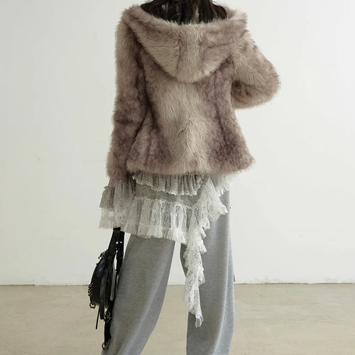 Load image into Gallery viewer, High Elastic Waist Gray Drawstring Pocket Pleated Wide Leg Pants New Trousers Women Fashion Spring Autumn 2025 1DH9337
