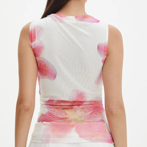 Load image into Gallery viewer, y2k Tops for Women Fairycore Clothing Summer Floral/Tie Dye Print Sleeveless Mesh T Shirt 2000s Vest Fashion Streetwear
