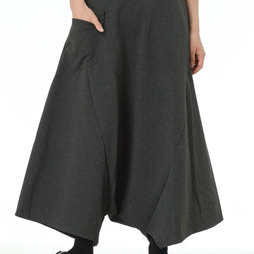 Load image into Gallery viewer, High Elastic Waist Army Green Brief Big Size Cross Pants New Trousers Women Fashion Tide Spring Autumn 2025 1DJ0040
