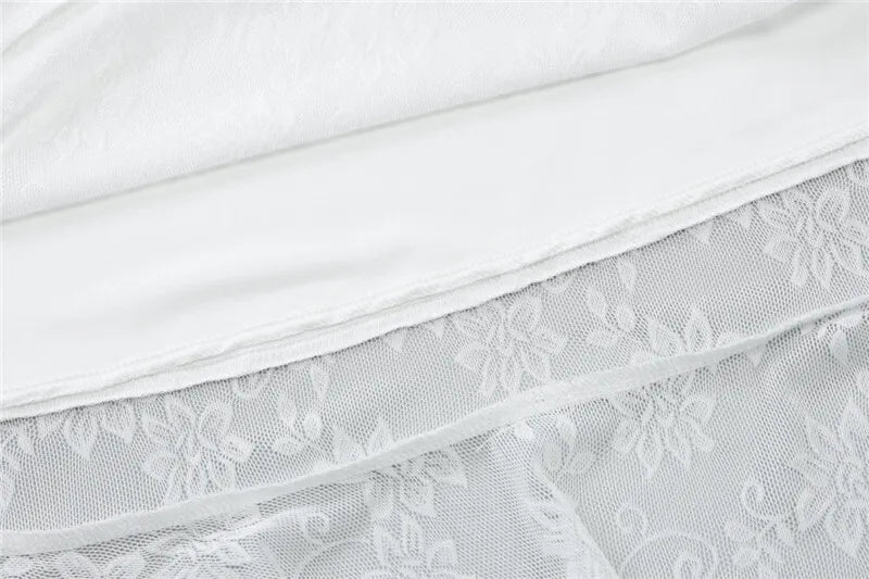 Lace Sexy Two Piece Sets Women Spaghetti Strap Sleeveless Crop Tops And Long Skirt Matching Sets Elegant Club Sets