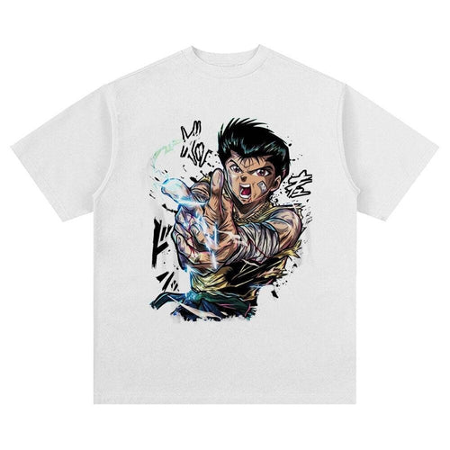 Load image into Gallery viewer, Vintage Washed Tshirts Anime T Shirt Harajuku Oversize Tee Cotton fashion Streetwear unisex topv1
