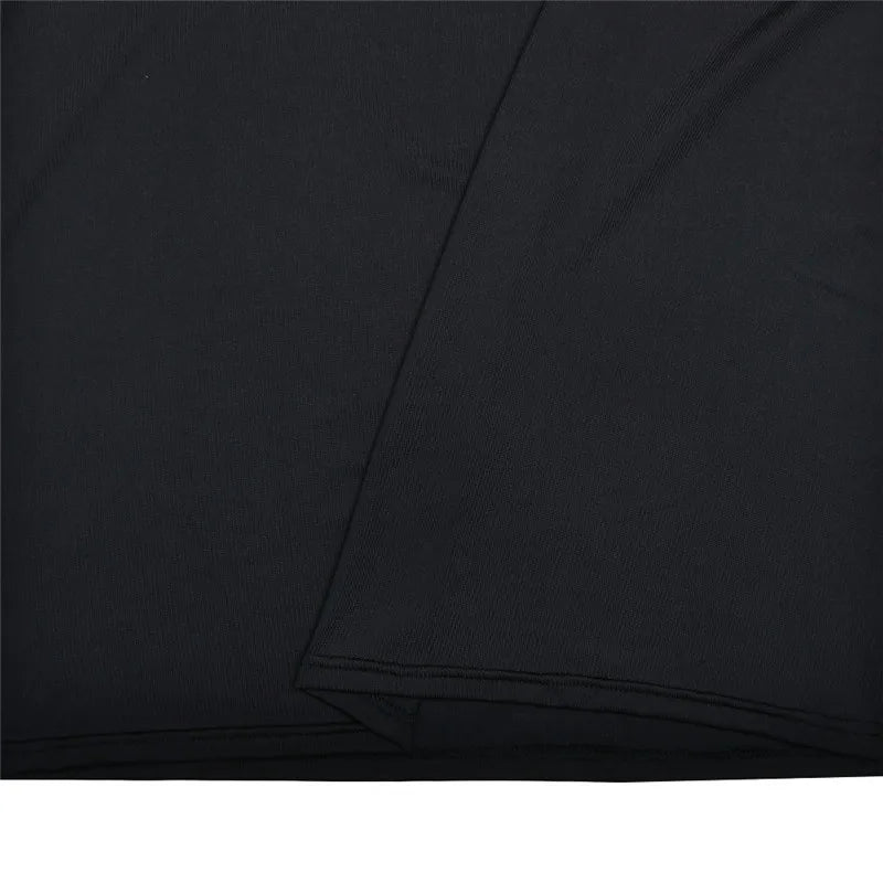 Half High Collar Irregular Tank Dress For Women 2024 New Fashion Sleeveless Bodycon Ruched Sexy Long Dress Elegant