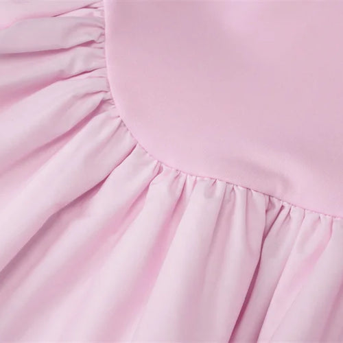 Load image into Gallery viewer, Halter V Neck Ruffle Mini Dress Women Robe Summer New Patchwork Spaghetti Strap Sleeveless High Waist A-line Dress
