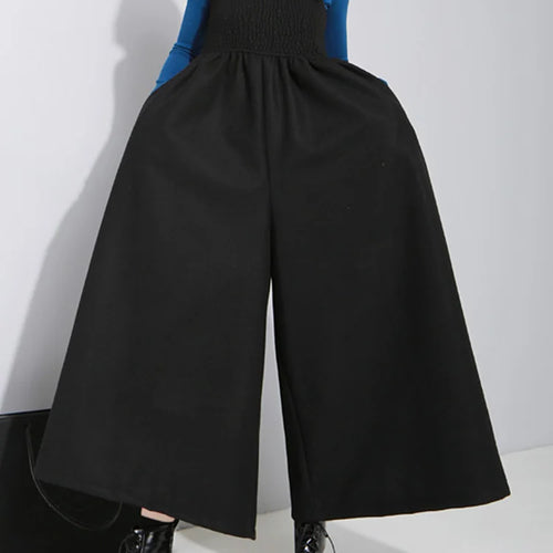 Load image into Gallery viewer, Women  Strap Vintage Pleated High Waist Ankle-length Wide Leg Pants New Autmn Winer Loose Fashion 2025  Tide OB198
