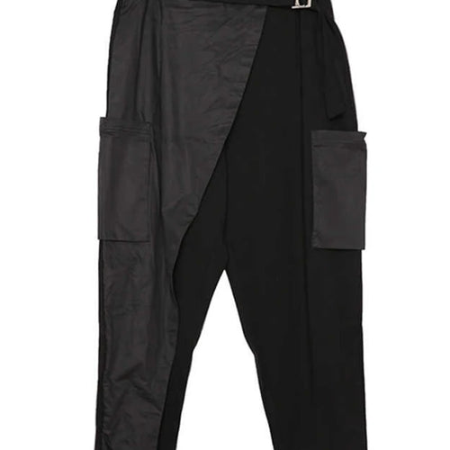 Load image into Gallery viewer, High Elastic Waist Pocket Leisure Long Black  Harem Trousers New Loose Fit Pants Women Fashion Spring Autumn 2025 1Y48701
