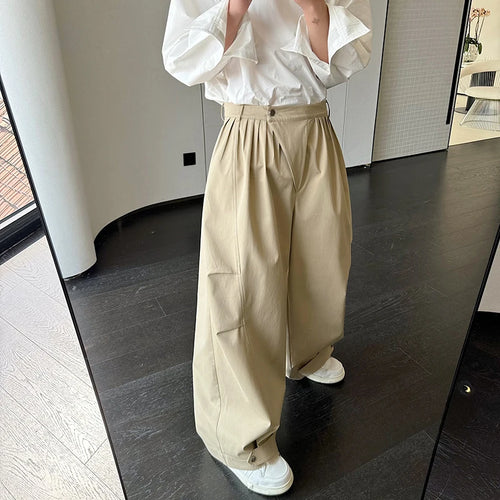 Load image into Gallery viewer, Designers Personalized Pleated Men Overalls Threedimensional Wide Leg Pants Oversize Summer Fashion Trend 9C5963
